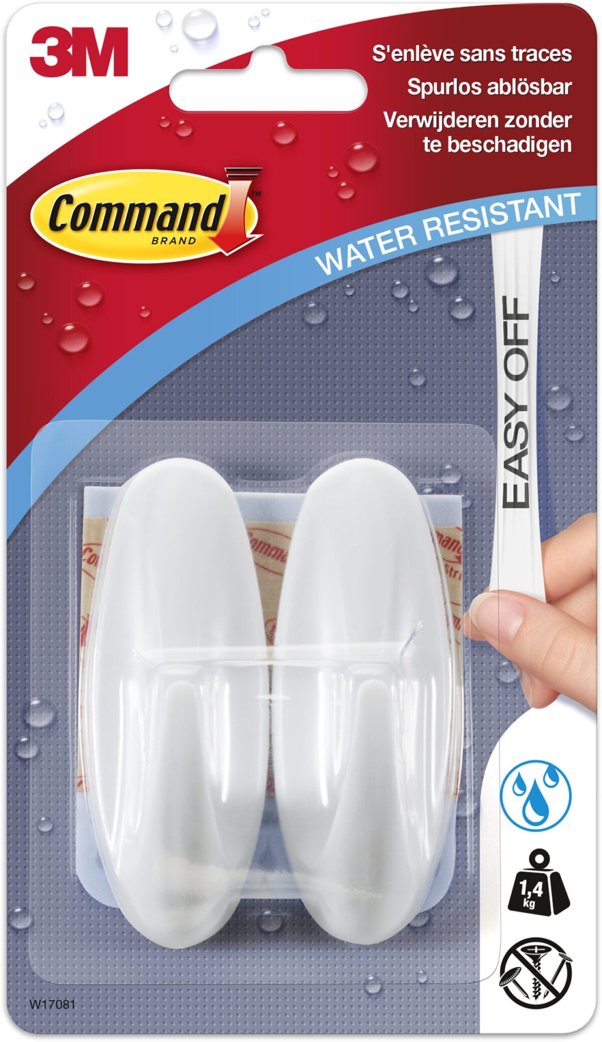 3M Command Designerhaken M W17081 bis 1400g – Hochwertig & günstig bei ShopDeca