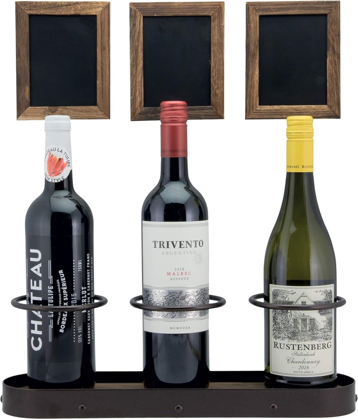 Flaschenhalter Trible Bottle Display mit Kreidetafel – Hochwertig & günstig bei ShopDeca