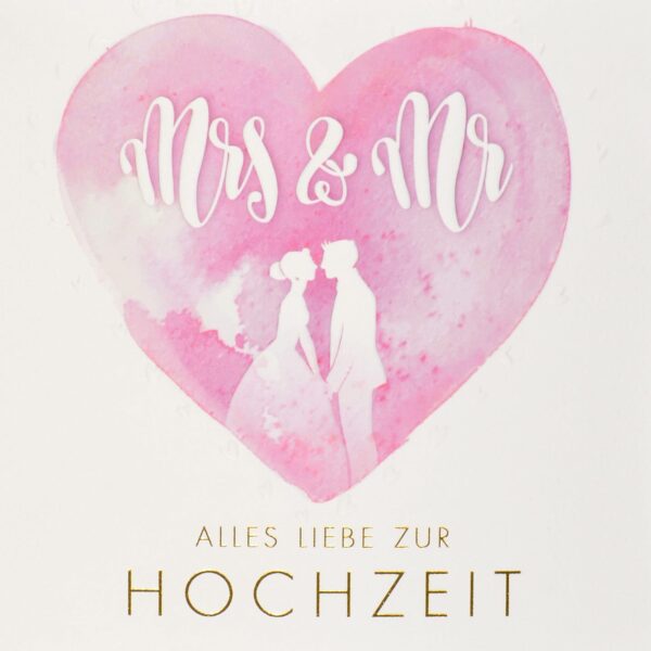 ABC Hochzeitskarte Blumen 1120010700 15x15cm