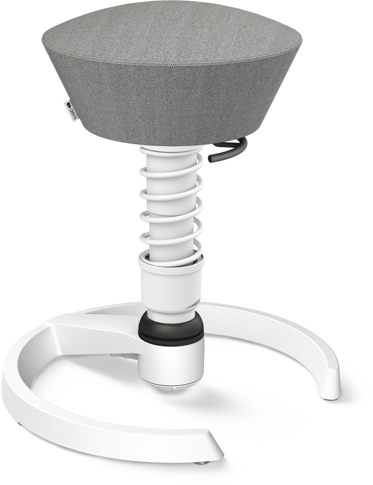 AERIS Sitzhocker Swopper 101STWHWHCP2 grau/weiss, mit Gleiter – Hochwertig & günstig bei ShopDeca