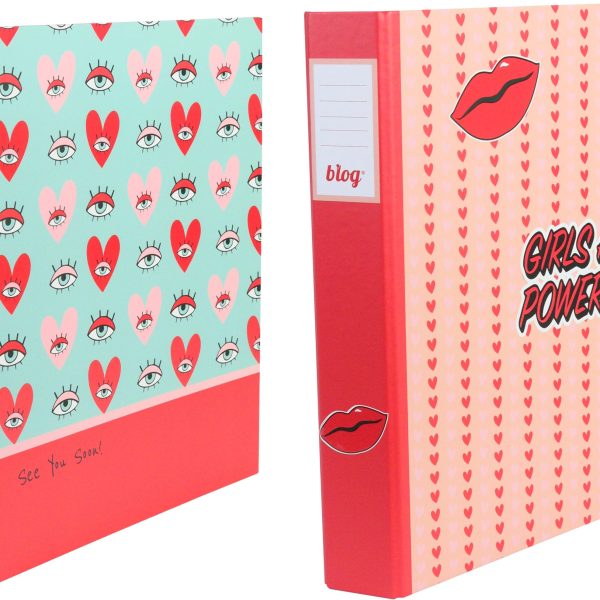 ANCOR Ringbuch Girl Power 112887 mehrfarbig 2 Ring A4