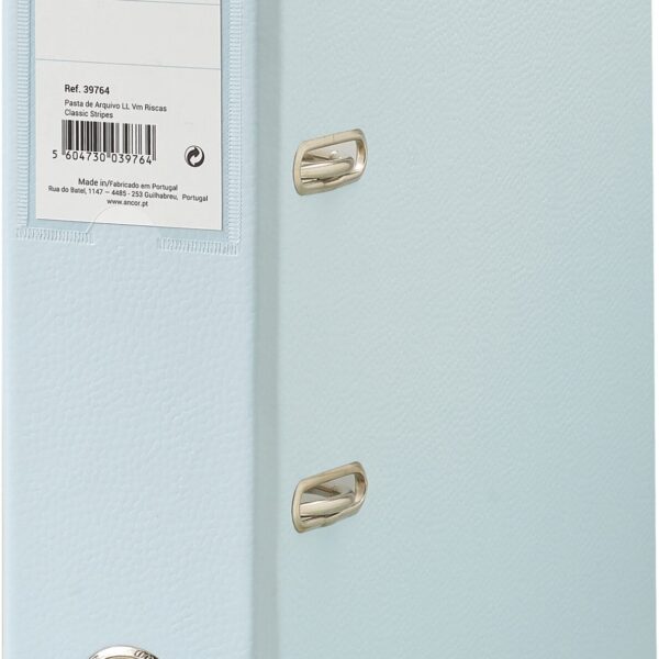 ANCOR Ordner 8cm Emboss 84788 blau A4