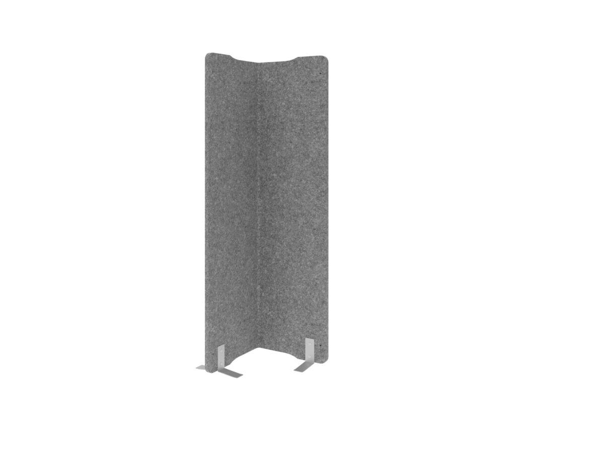 APOLLO Akustikstellwand 180x100cm VASWF1810/5 grau, Eckelement – Hochwertig & günstig bei ShopDeca