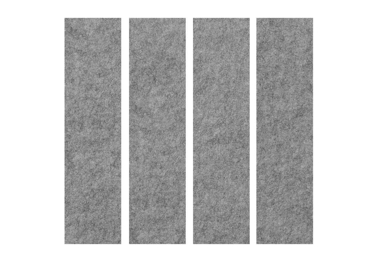 APOLLO Akustik-Wandpaneelen 100x25cm VAWP100/5 grau 4 Stück – Hochwertig & günstig bei ShopDeca