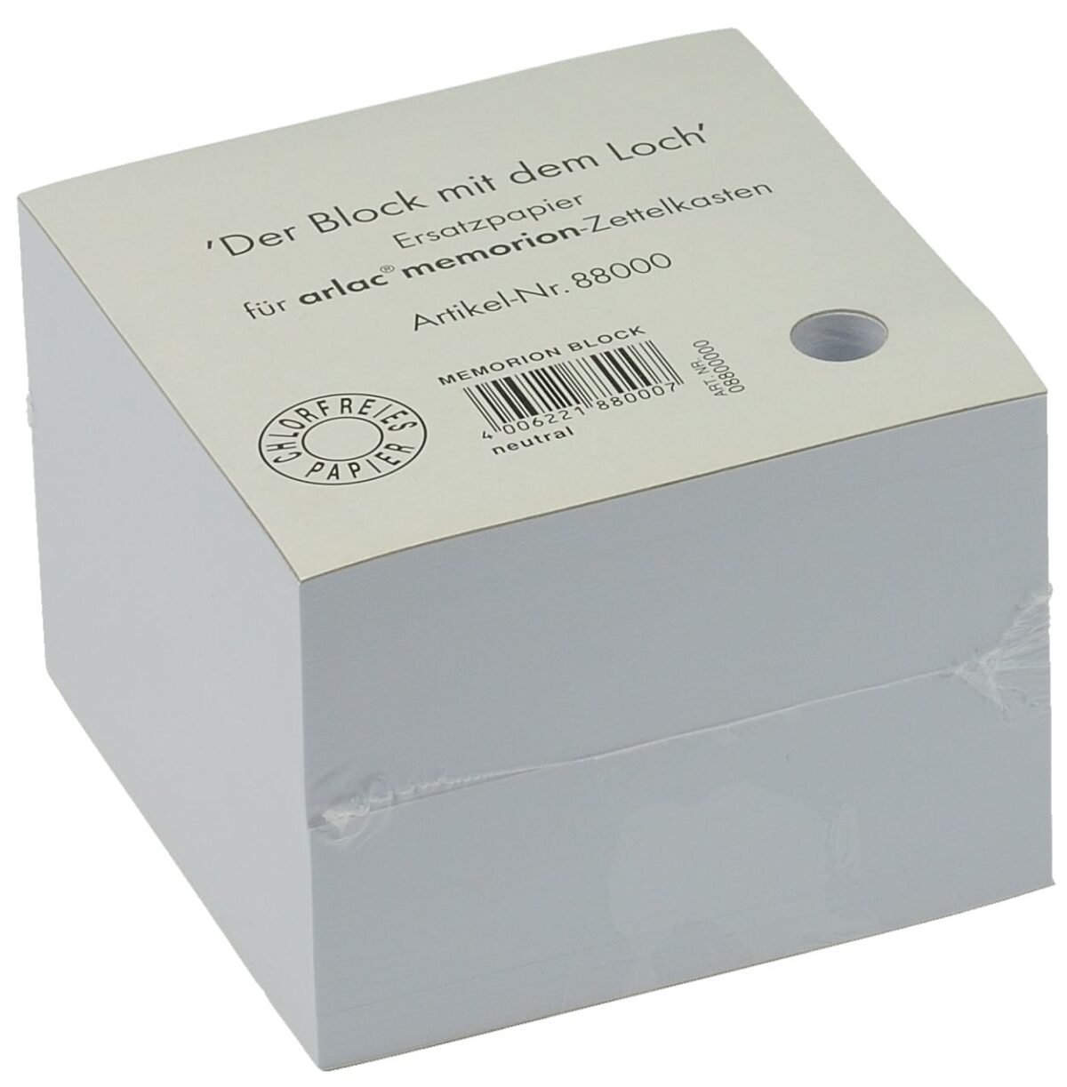 ARLAC Zettelbox Papier 10x10cm 880 weiss 800 Blatt – Hochwertig & günstig bei ShopDeca