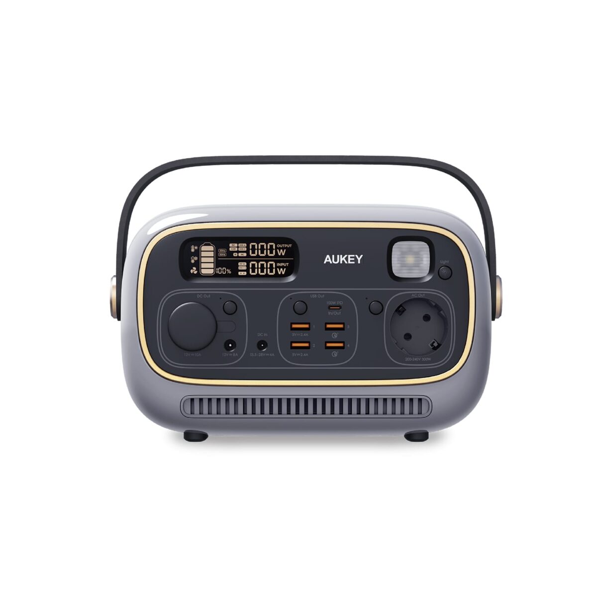 AUKEY PowerStudio Station 300 RE 03-GREY 297WH, 82500 mAh – Hochwertig & günstig bei ShopDeca