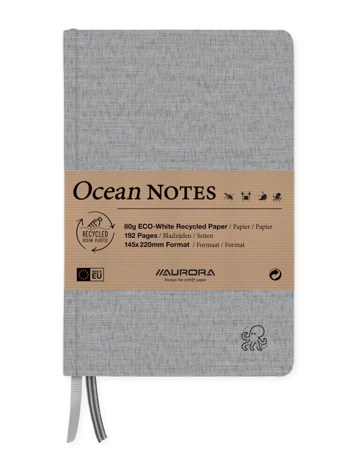 AURORA OCEAN NOTES A5 2396RTZ schwarz, liniert 192 Seiten – Hochwertig & günstig bei ShopDeca