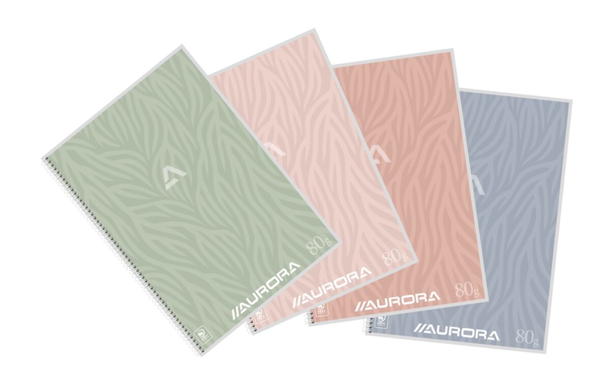 AURORA Spiralheft A4 2960DT assortiert, liniert 120 Seiten – Hochwertig & günstig bei ShopDeca