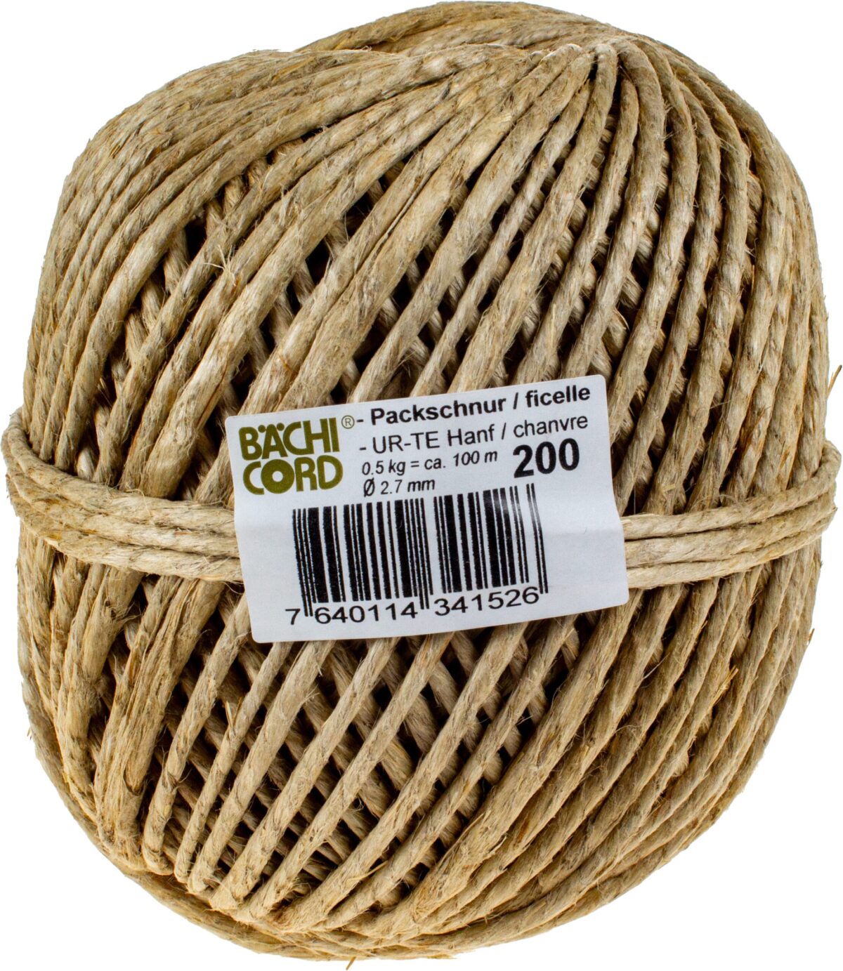 BAECHI Packschnur Hanf 511002005 500g, 2,7mm 100m – Hochwertig & günstig bei ShopDeca