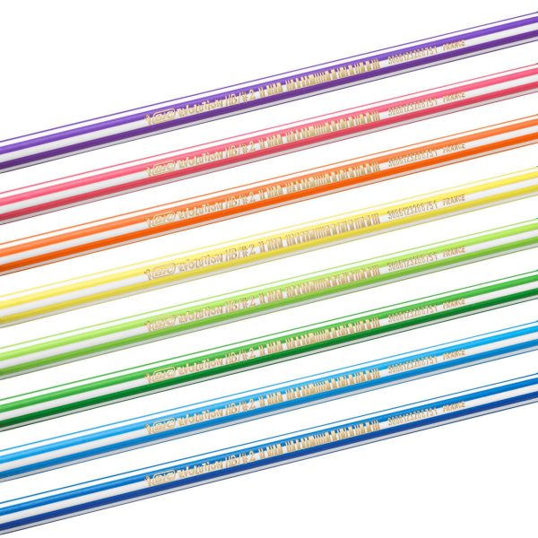 BIC Bleistift Evolution Stripes 8960342 sechskant-Mine ass. 12 Stk.