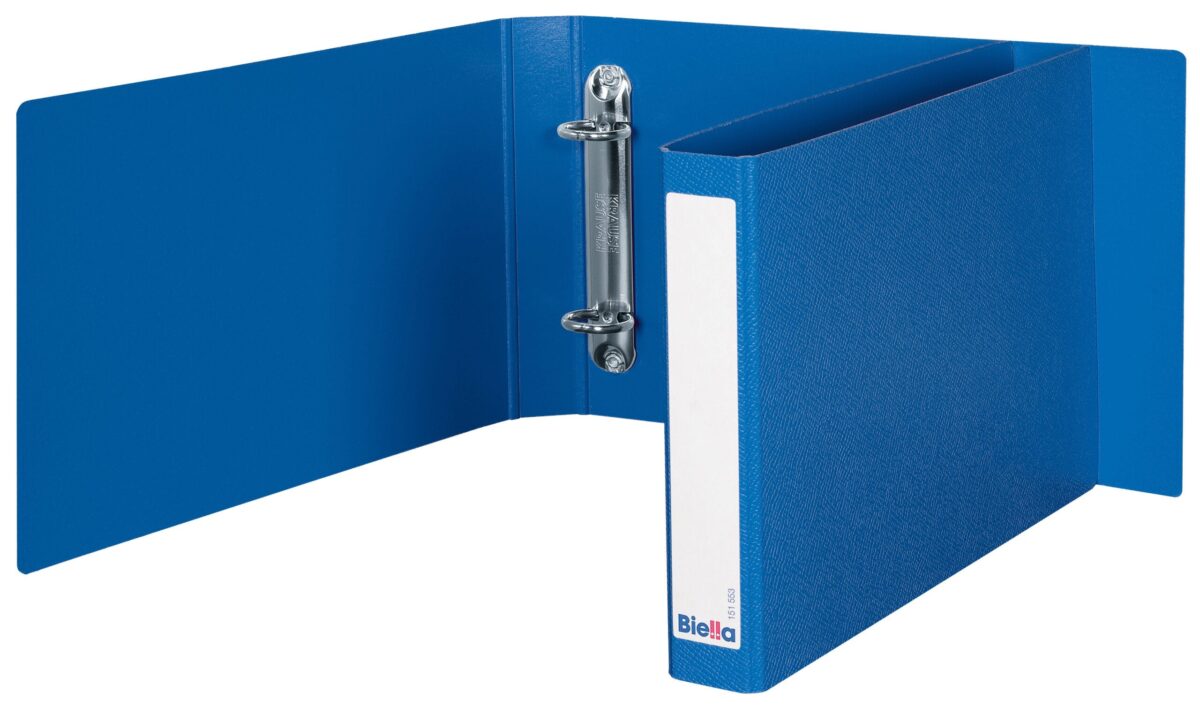 BIELLA Ringbuch Viria 3cm 15155305U blau 2-Ring A5 quer – Hochwertig & günstig bei ShopDeca