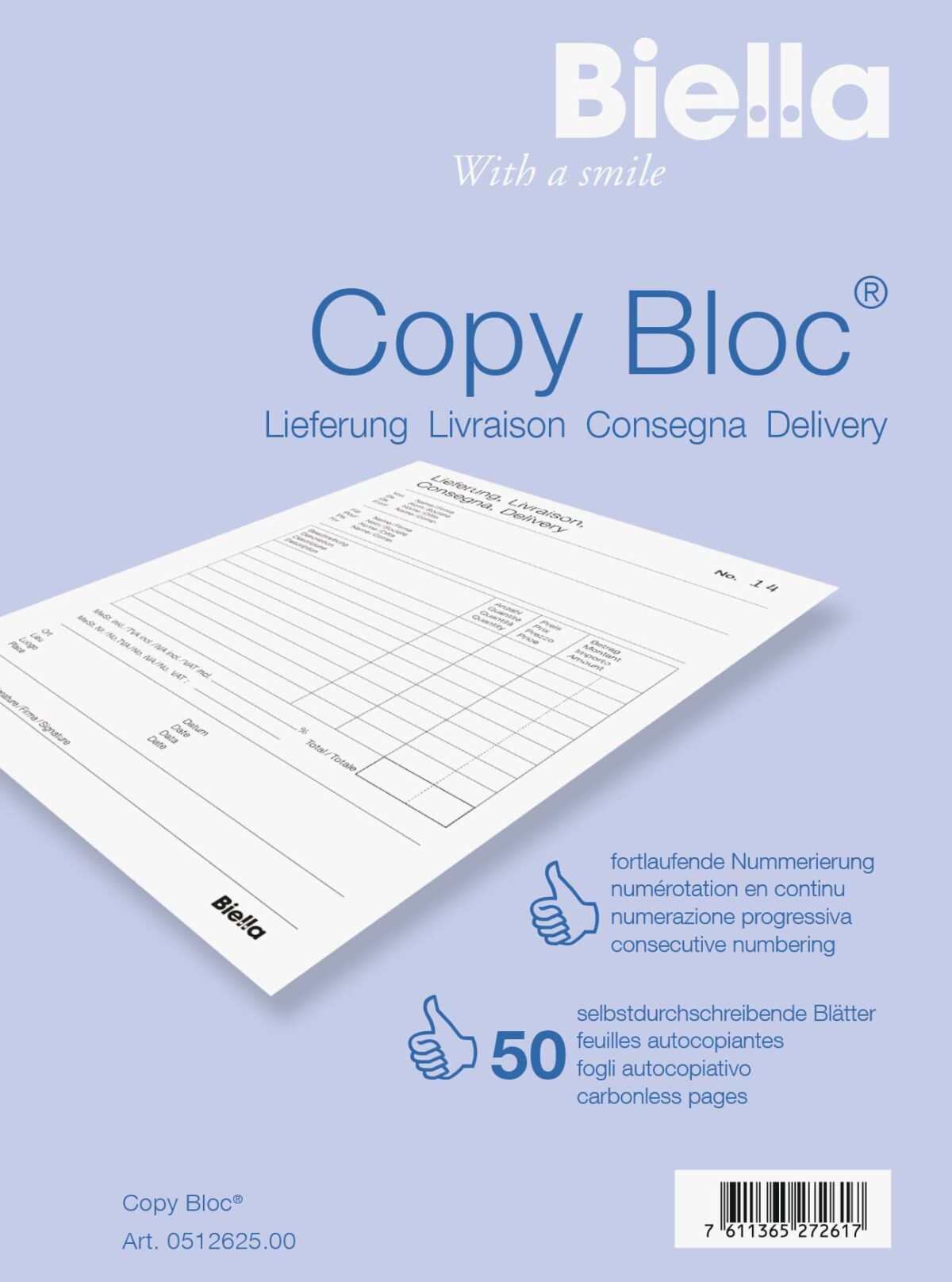 BIELLA Liefers. COPY-BLOC D/F/I/E A6 51262500U selbstdurchschreib. 50x2 Blatt – Hochwertig & günstig bei ShopDeca