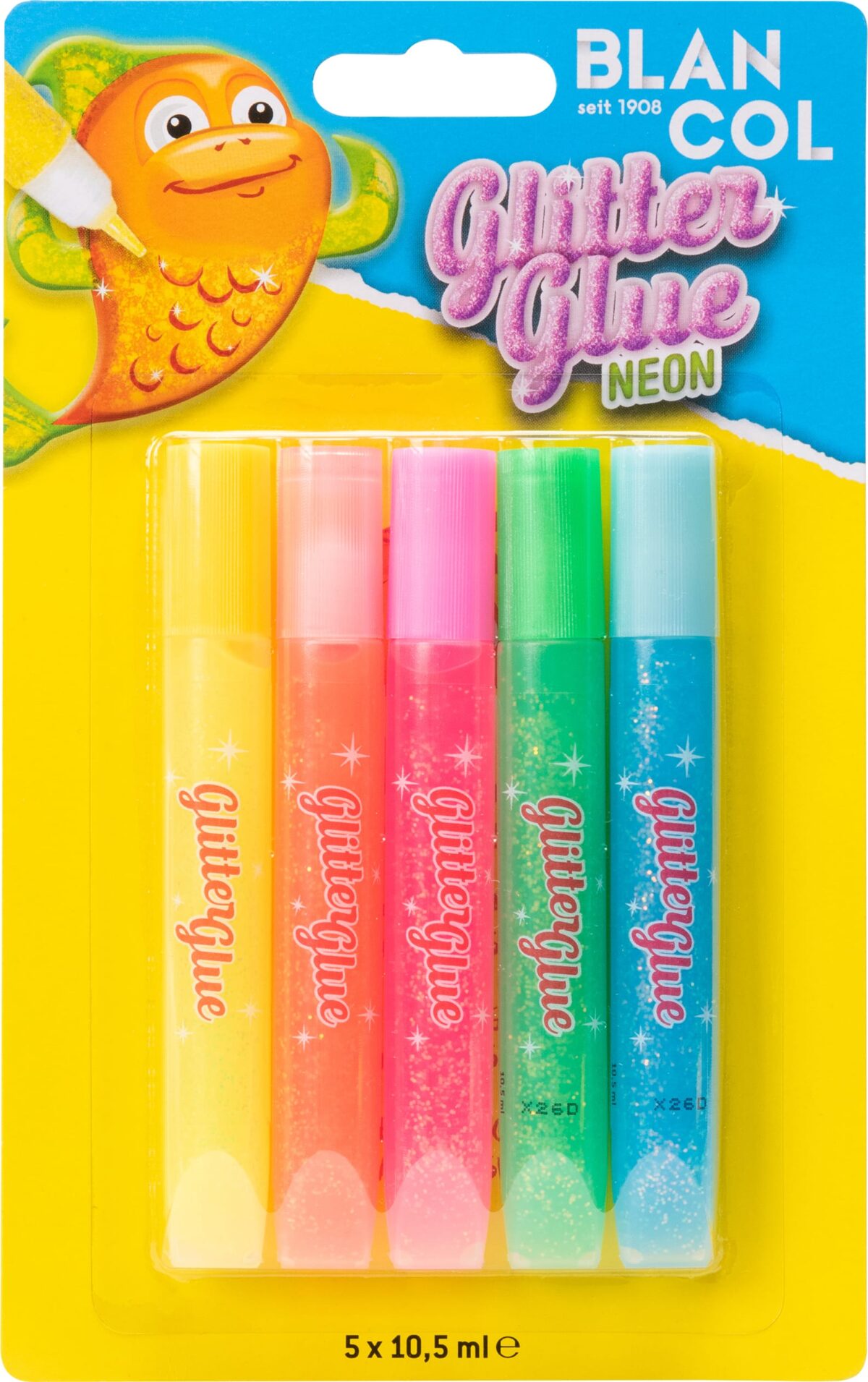BLANCOL Glitter Glue Pen NEON 32402 5x10,5ml – Hochwertig & günstig bei ShopDeca