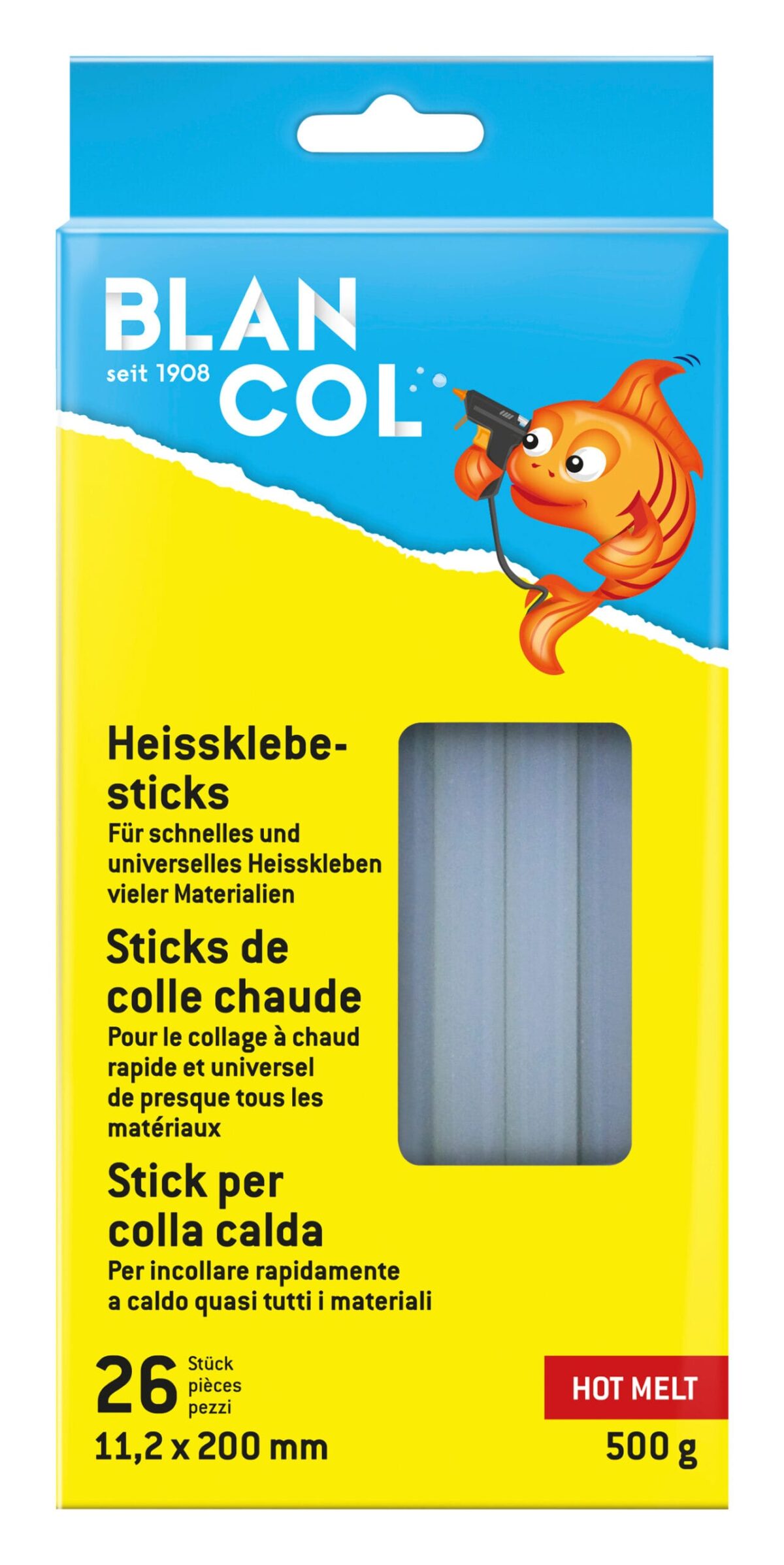 BLANCOL Heissklebesticks 32408 11.2x200mm, rund 26 Stück – Hochwertig & günstig bei ShopDeca