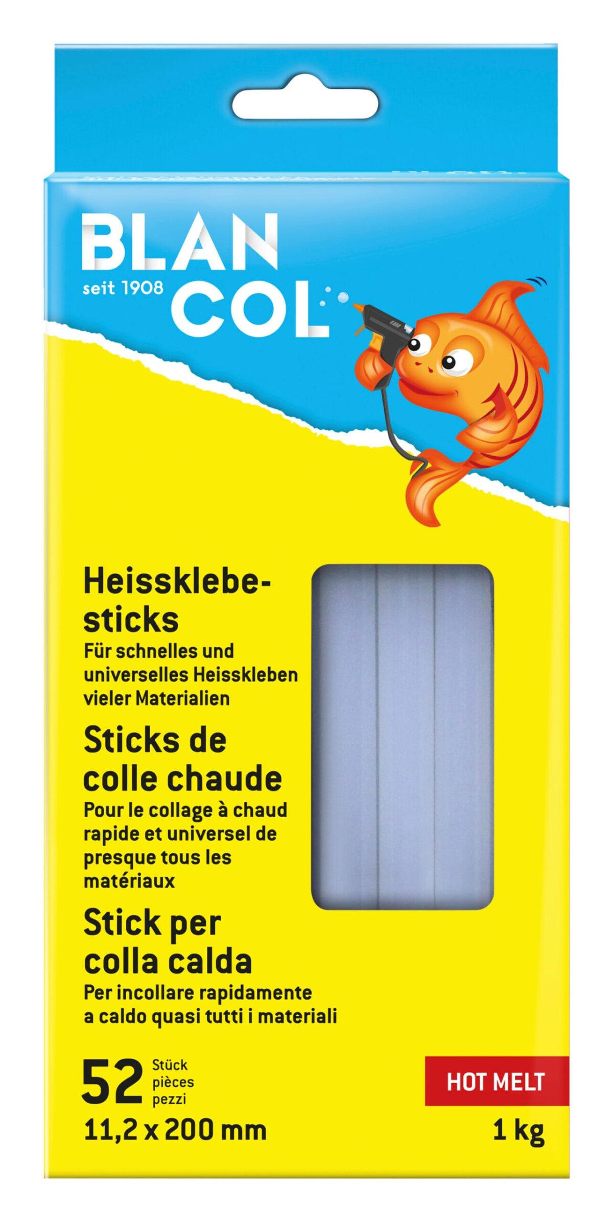 BLANCOL Heissklebesticks 32409 11.2x200mm, rund 52 Stück – Hochwertig & günstig bei ShopDeca
