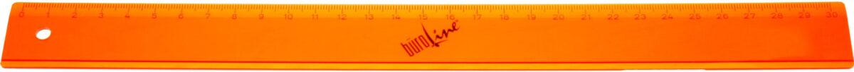 BÜROLINE Massstab 30cm 375940 orange/transparent – Hochwertig & günstig bei ShopDeca