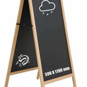 Kundenstopper Kreidetafel BIG, natur