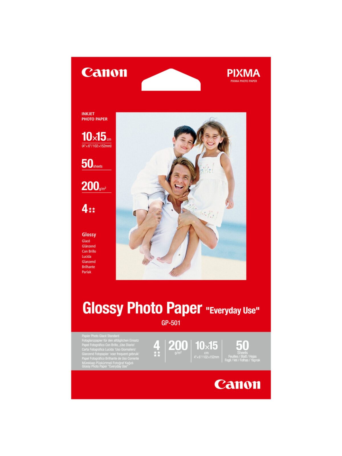 CANON Glossy Photo Paper 10x15cm GP5014x6 InkJet, Everyday 200g 50 Bl. – Hochwertig & günstig bei ShopDeca