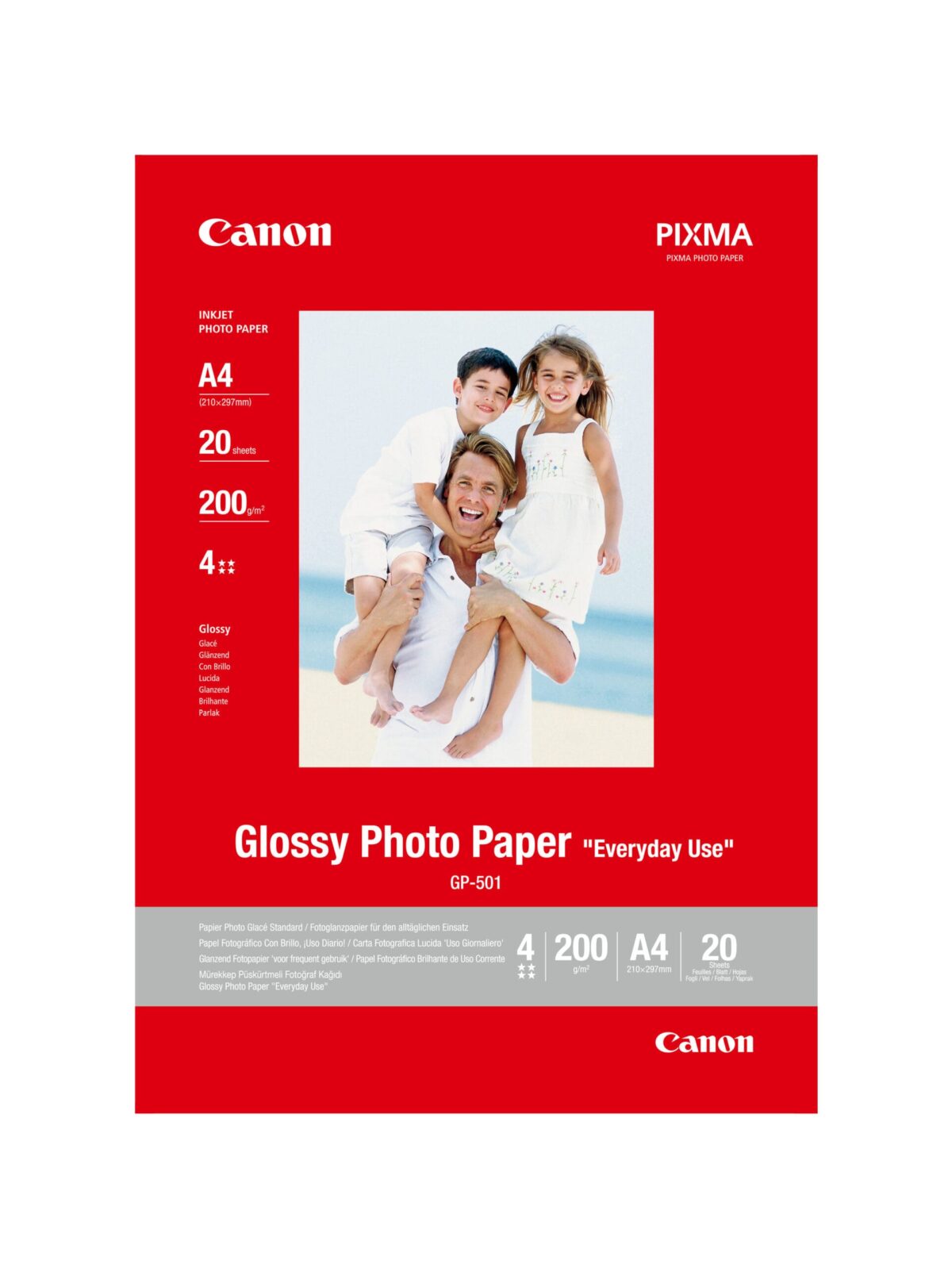 CANON Photo Paper glossy A4 GP501A4 InkJet, 200g 20 Blatt – Hochwertig & günstig bei ShopDeca
