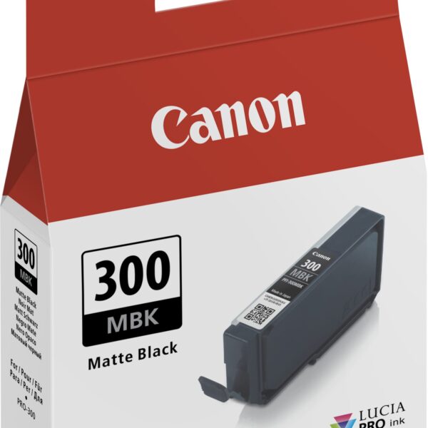 CANON Tintenpatrone matte schwarz PFI-300MBK iPF PRO-300 14.4ml