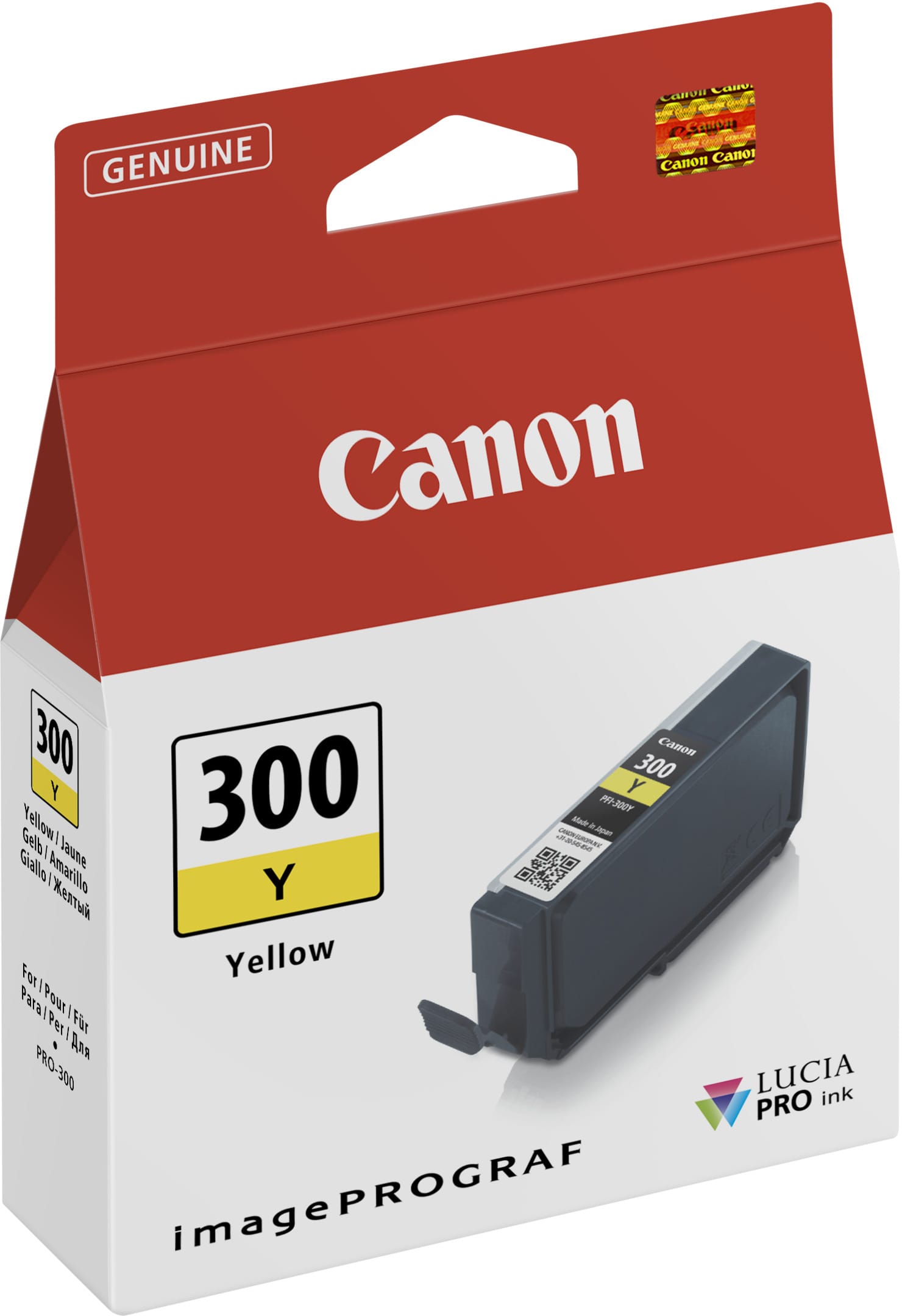 CANON-PFI-300Y-4549292158908 CANON Tintenpatrone yellow PFI-300Y iPF PRO-300 14.4ml – Hochwertig & günstig bei ShopDeca