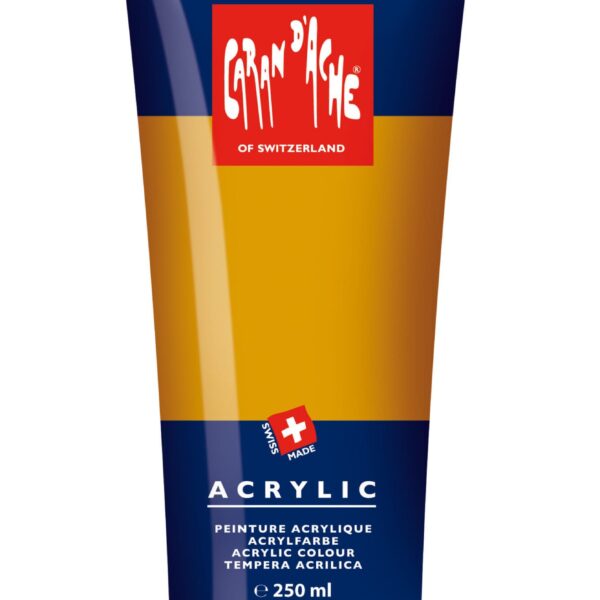 CARAN D'ACHE Acrylfarbe 250ml 2810.035 ocker