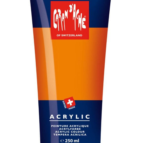CARAN D'ACHE Acrylfarbe 250ml 2810.050 orange