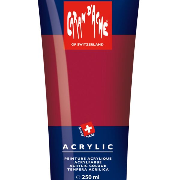 CARAN D'ACHE Acrylfarbe 250ml 2810.080 karmin