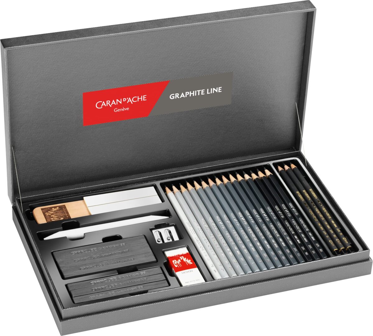 CARAN D'ACHE Graphite Line Gift Box Set 3000.415 assortiert – Hochwertig & günstig bei ShopDeca