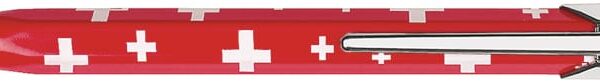 CARAN D'ACHE Kugelschreiber 849 Swiss 849.253 rot/weiss