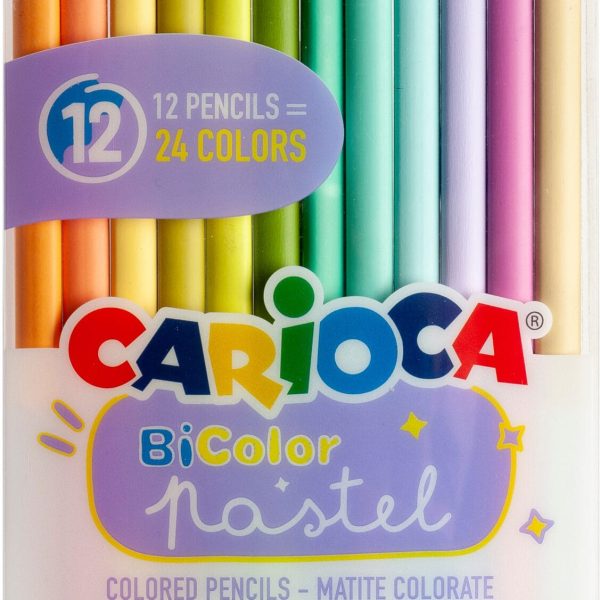 CARIOCA Farbstift Bi-Color 43309 Pastell E-12