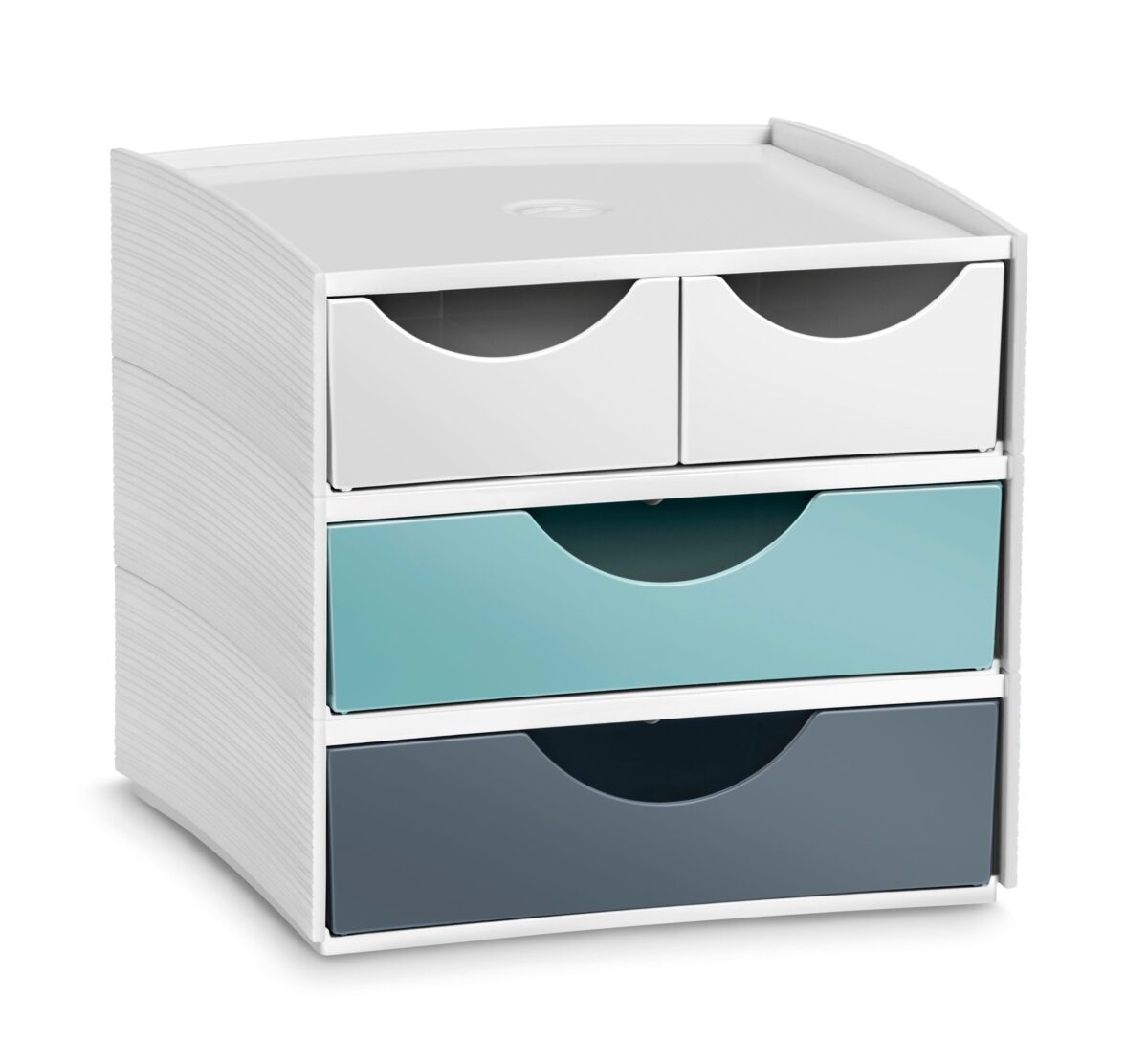 CEP Schubladenbox MyCube Riviera 1032112961 4 Schubl. weiss/grau/mint – Hochwertig & günstig bei ShopDeca