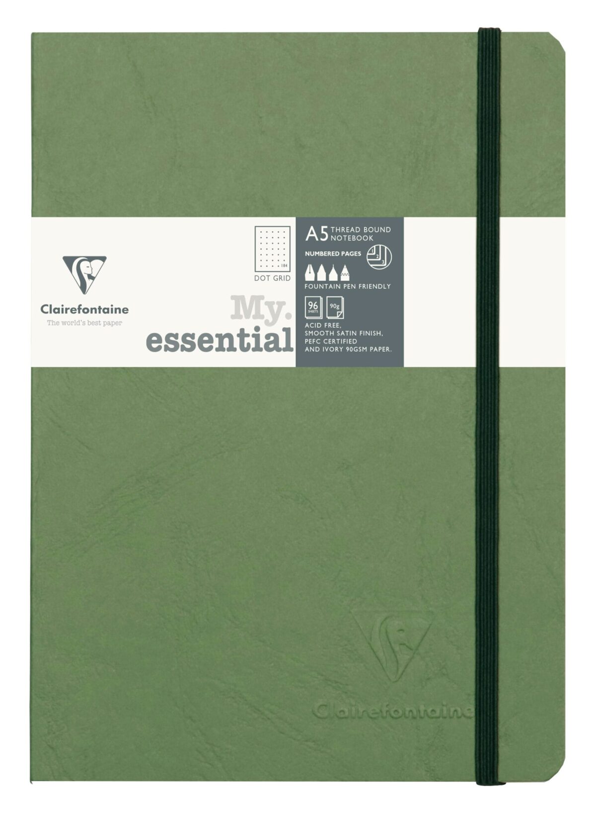 CLAIREFONTAINE AgeBag MyEss A5 793433C Notizbuch dot grün 96 Bl – Hochwertig & günstig bei ShopDeca