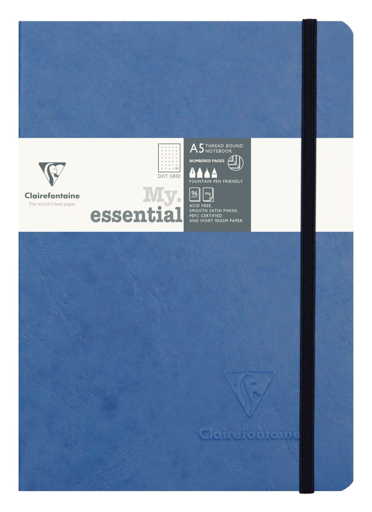 CLAIREFONTAINE AgeBag MyEss A5 793434C Notizbuch dot blau 96 Bl – Hochwertig & günstig bei ShopDeca