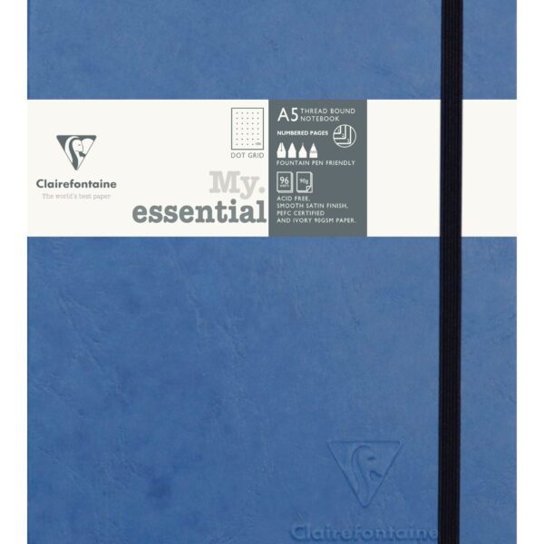 CLAIREFONTAINE AgeBag MyEss A5 793434C Notizbuch dot blau 96 Bl