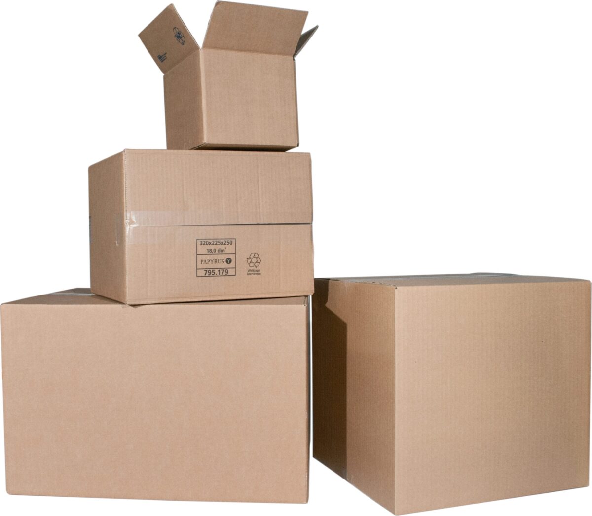 COLOMPAC Faltboxen 0201 braun 3mm 2022136 285x190x95mm 25 Stück – Hochwertig & günstig bei ShopDeca