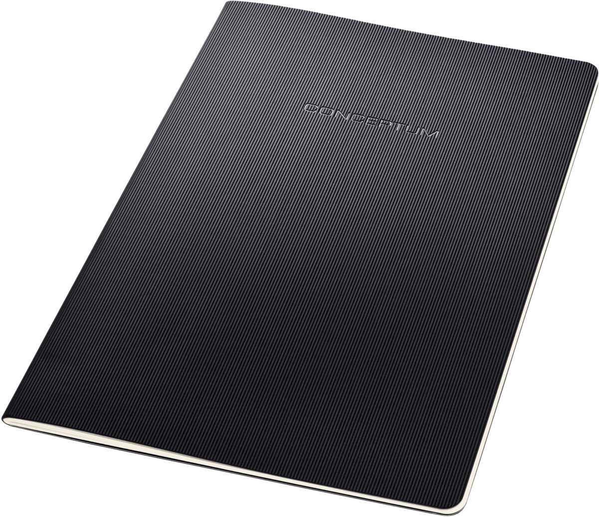 CONCEPTUM Notizheft Softc. A4 CO861 Softw-Oberfläche,black,lin, – Hochwertig & günstig bei ShopDeca