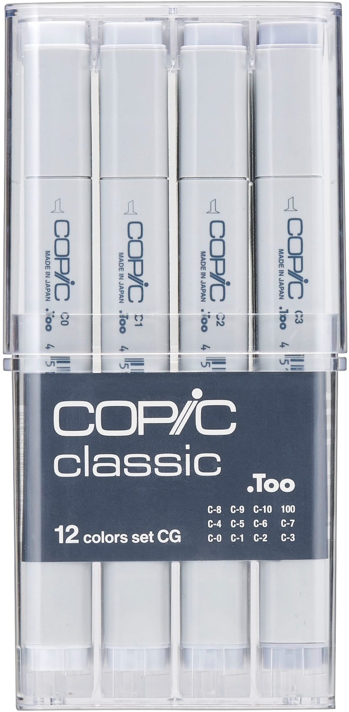 COPIC Marker Classic 20075151 Grau-Set CG, 12 Stück – Hochwertig & günstig bei ShopDeca
