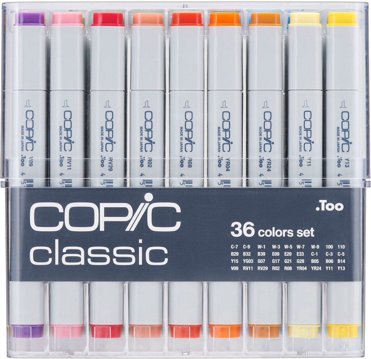 COPIC Marker Classic 20075158 Basis-Set, 36 Stück – Hochwertig & günstig bei ShopDeca