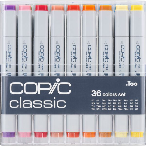 COPIC Marker Classic 20075158 Basis-Set, 36 Stück
