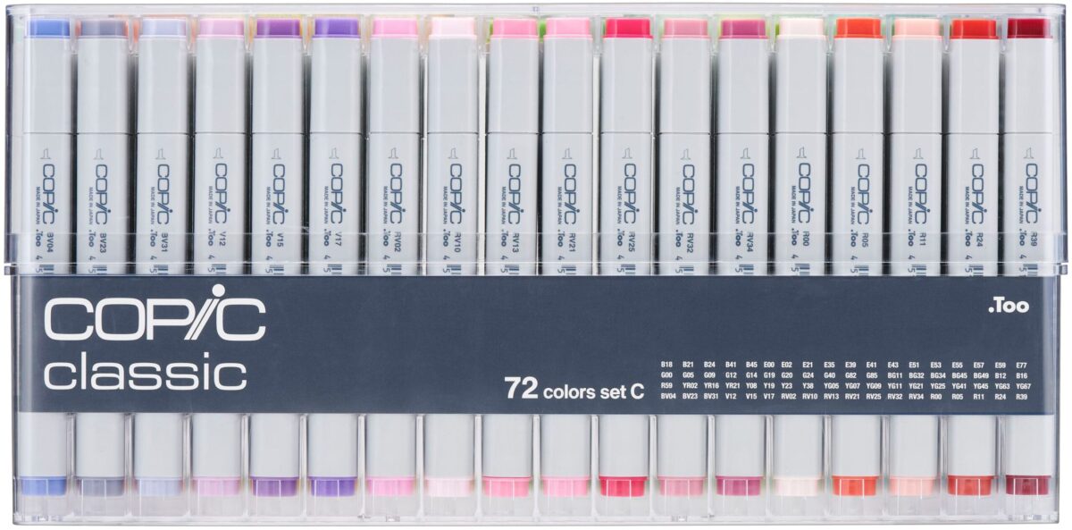 COPIC Marker Classic 20075162 Set C, 72 Stück – Hochwertig & günstig bei ShopDeca