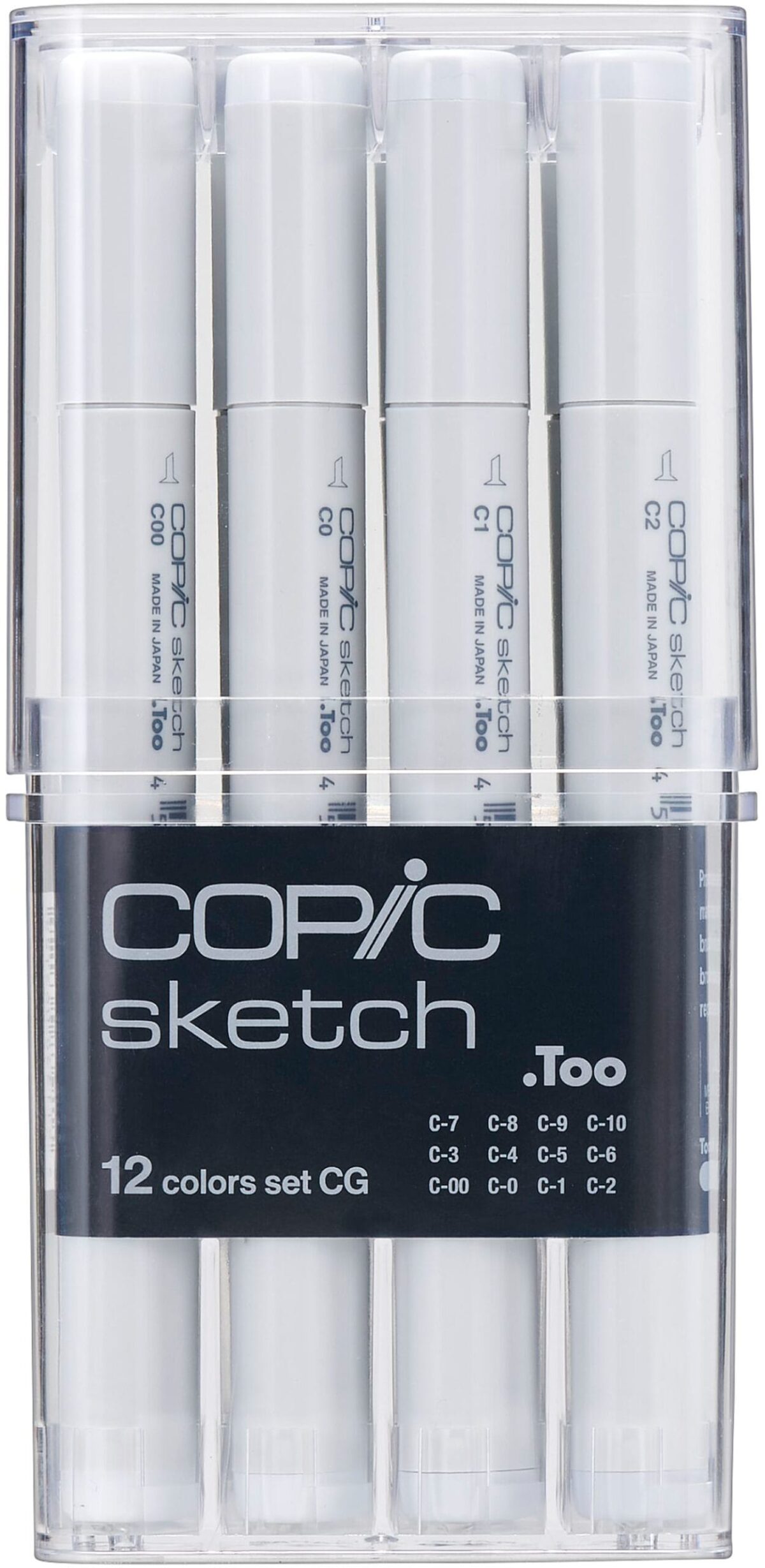 COPIC Marker Sketch 21075151 Grau-Set CG, 12 Stück – Hochwertig & günstig bei ShopDeca