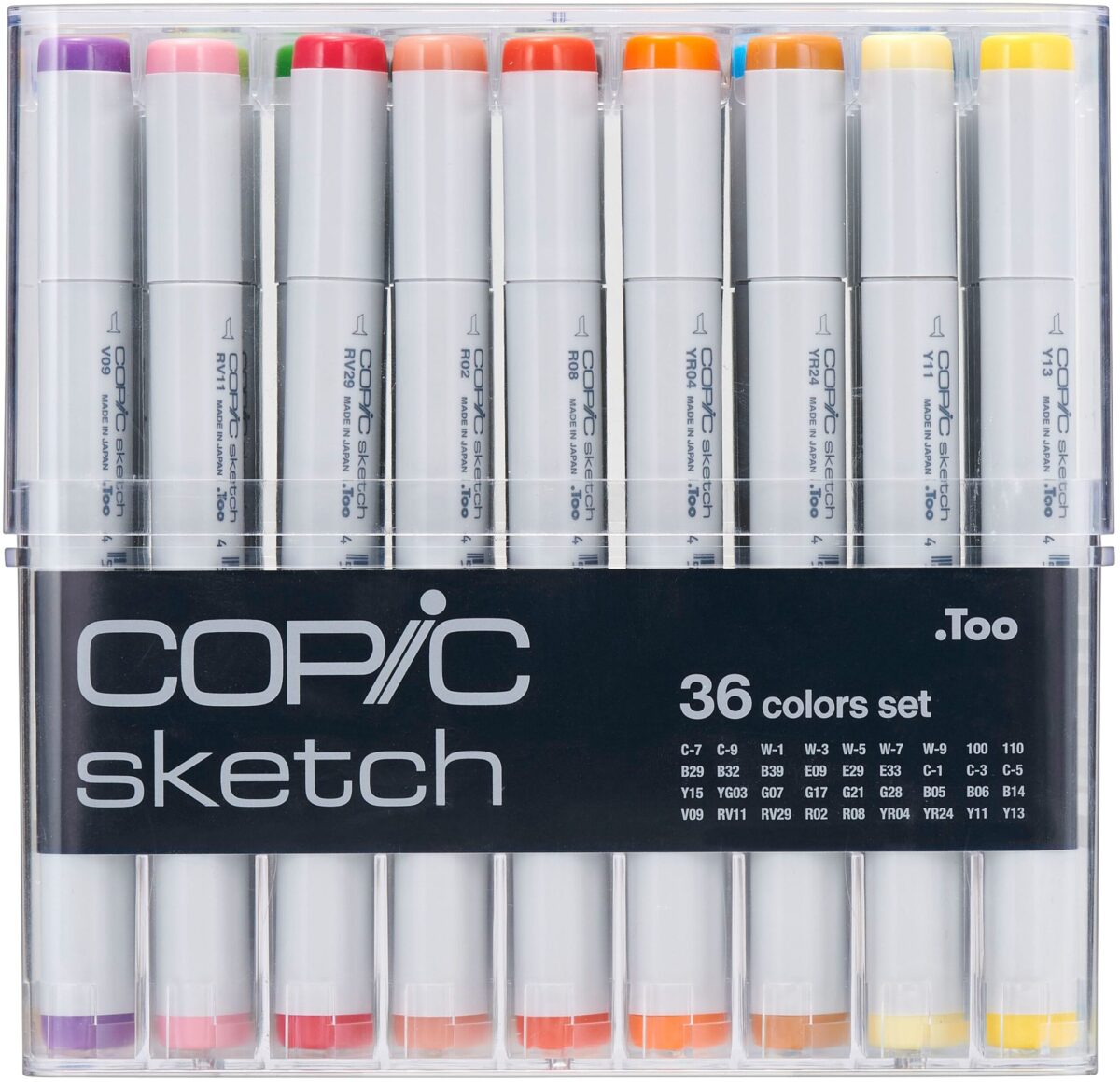 COPIC Marker Sketch 21075158 Set, 36 Stück – Hochwertig & günstig bei ShopDeca