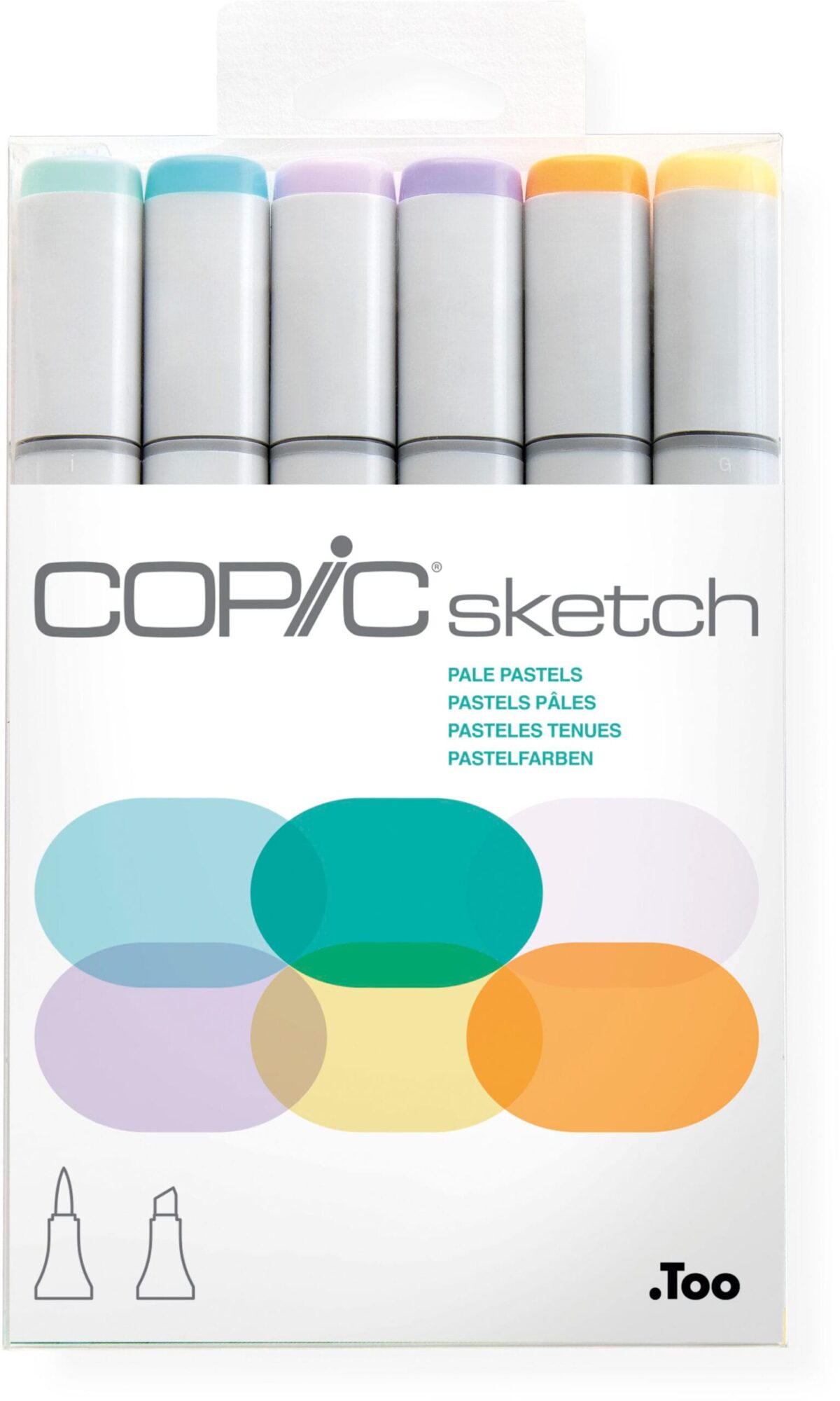 COPIC Marker Sketch 21075667 Set Pale Pastels, 6 Stück – Hochwertig & günstig bei ShopDeca