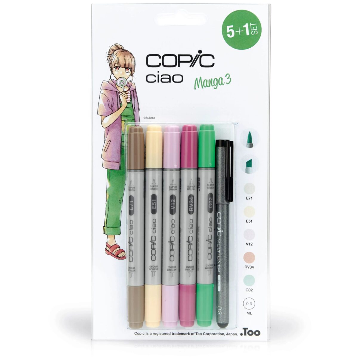 COPIC Marker Ciao 22075558 5+1 Set Manga 3 – Hochwertig & günstig bei ShopDeca