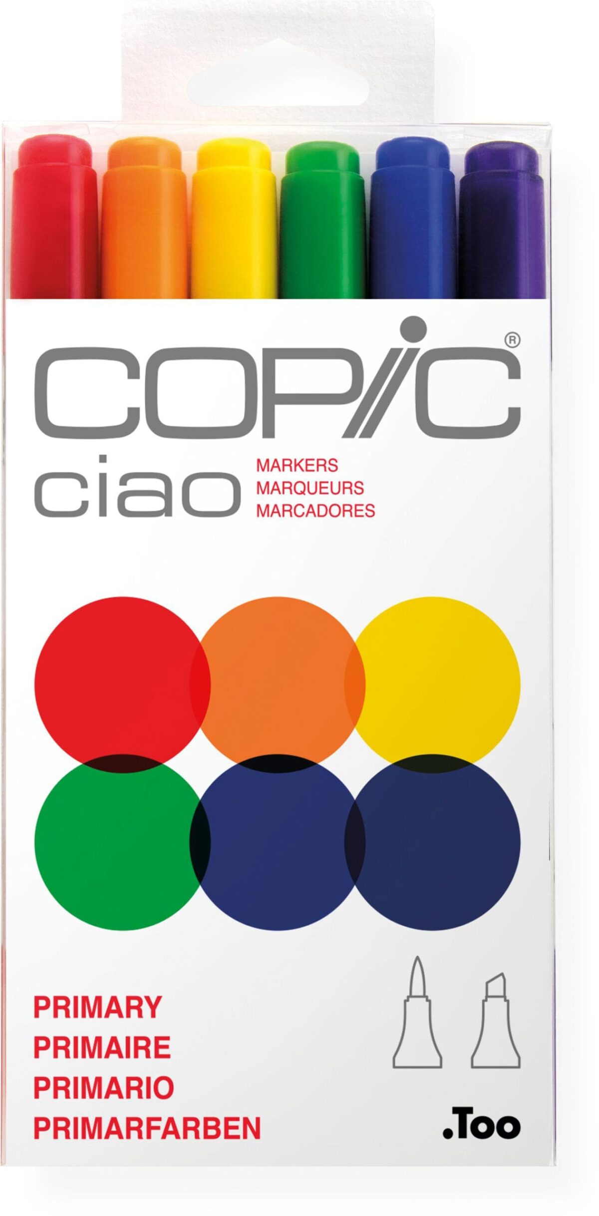 COPIC Marker Ciao 22075661 6er Set Primary – Hochwertig & günstig bei ShopDeca