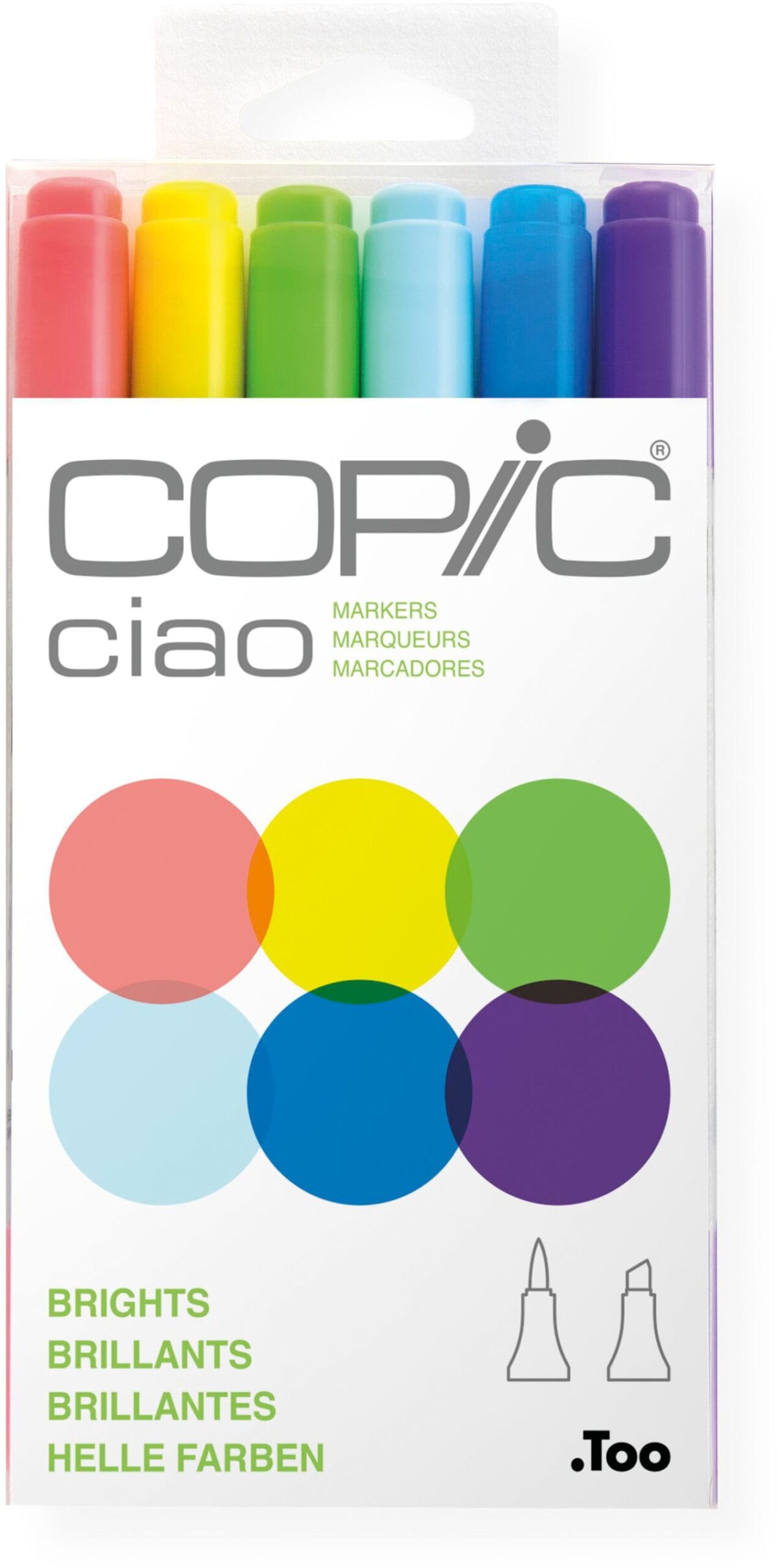 COPIC Marker Ciao 22075665 6er Set Brights – Hochwertig & günstig bei ShopDeca
