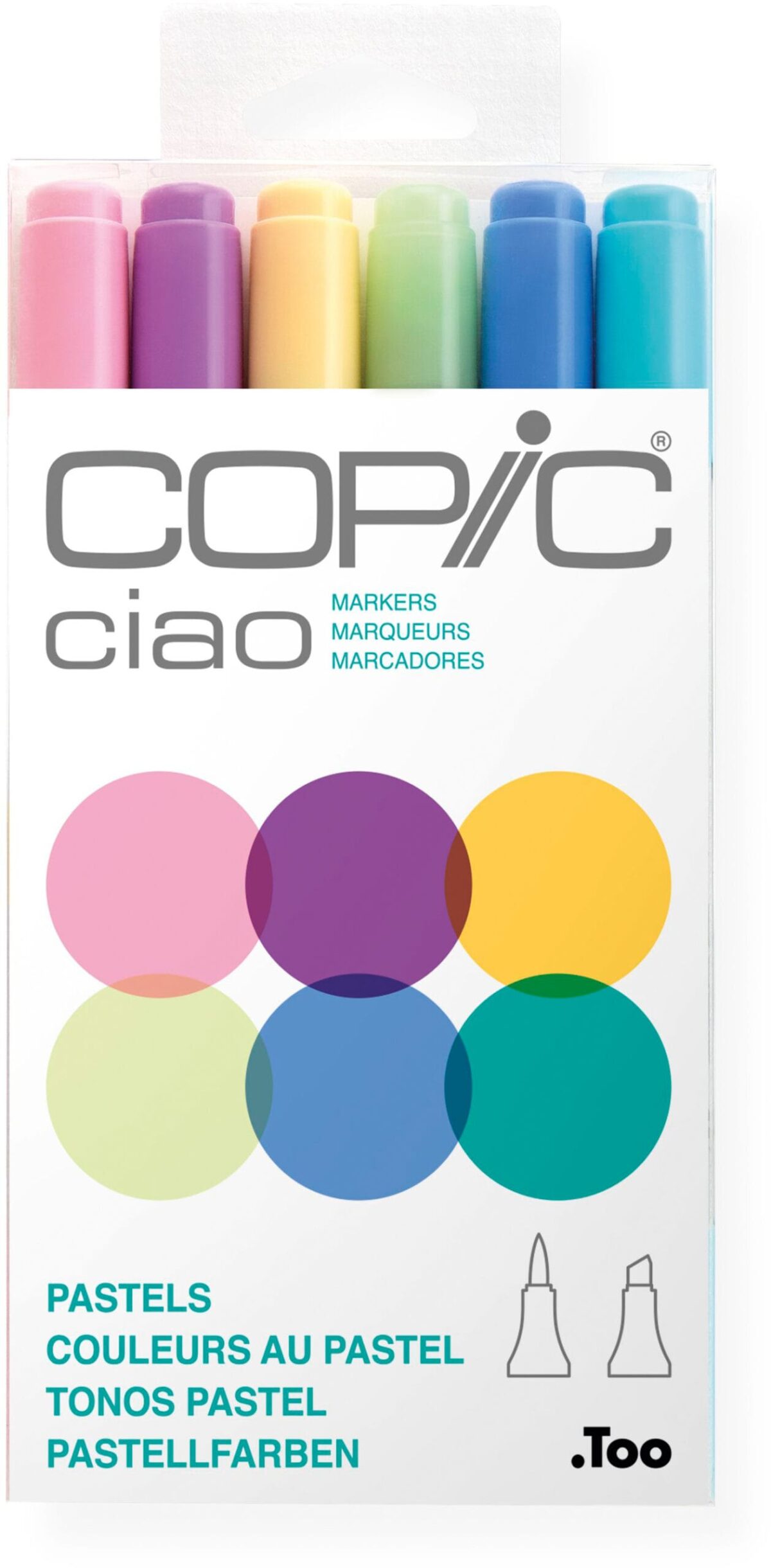 COPIC Marker Ciao 22075667 6er Set Pastels – Hochwertig & günstig bei ShopDeca