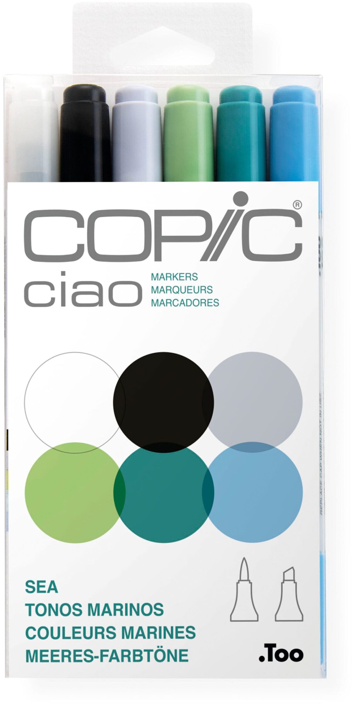 COPIC Marker Ciao 22075669 6er Set Sea – Hochwertig & günstig bei ShopDeca