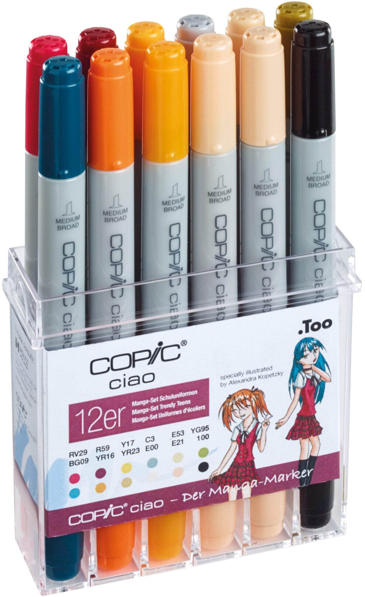 COPIC Marker Ciao 22075712 12er Set Schuluniformen – Hochwertig & günstig bei ShopDeca